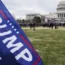 Trump supporters gather outside the Capitol