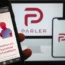 The website of the social media platform Parler