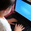 A child using a laptop