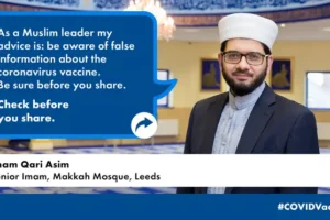 Imam and pastor urge people to ‘check before you share’ posts about vaccine