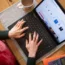 Woman working from home
