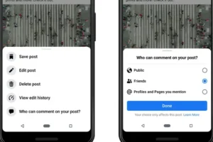 Facebook gives users power to limit comments on public posts