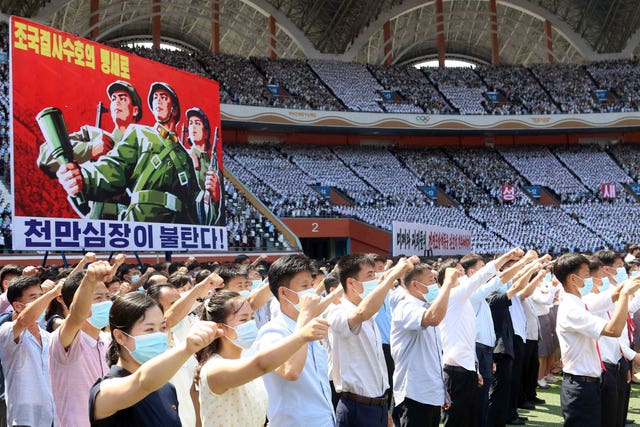 41f86bdddb374398beb324dc81d332cf North Korea rally