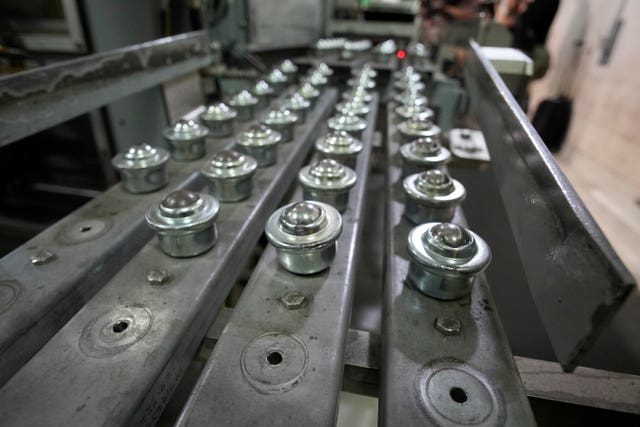 4f91b50248184748837f8a7f2f3dcbed Detonators sit in rows for recycling