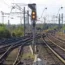Train tracks and a signal
