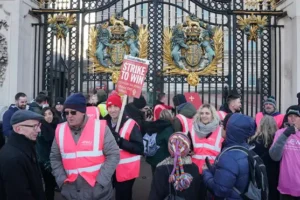 Rail and Royal Mail workers strike as nursing walkout looms