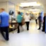 Staff on an NHS hospital ward