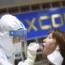 Virus Outbreak China iPhone Factory