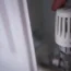 A temperature control on a radiator