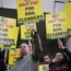 Railway cleaners strike