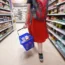 A shopper in Tesco
