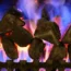 A gas fire