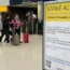 A sign at Waterloo station during the latest rail strikes