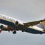 A Ryanair plane