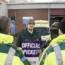 Ambulance workers on the picket line