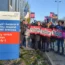 Members of the Royal College of Nursing on a picket line