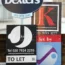 Estate agents' signs