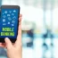 Person using banking app