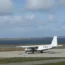 A plane on a runway