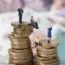Models of people on coins
