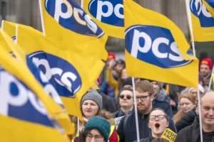 Civil servants to strike throughout April in build-up to huge walkout