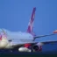 A Virgin Atlantic Boeing 747 carrying Virgin Orbit's LauncherOne rocket