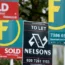 Estate agents' boards