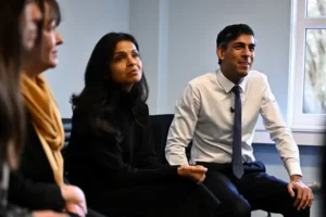 Labour targets Sunak’s wife non-dom status in latest attack ad