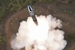 North Korea says it tested new solid-fuel long-range missile