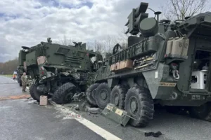 Seven soldiers hurt in military vehicle crash in Germany