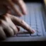 A person using a laptop