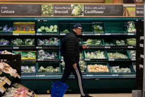 Inflation slows slightly but food prices surge at fastest rate for 45 years