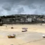 A view of a beach in Cornwall