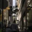 A car is removed from the partially collapsed parking garage (Yuki Iwamura/AP)