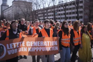 Climate activists stage slow march through German capital