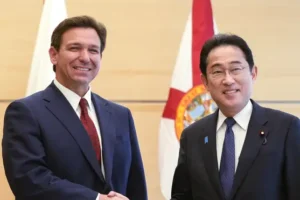 Florida governor in Japan ahead of expected US presidential bid