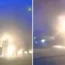 Police rescued the man from the burning car