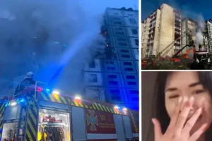 Putin launches new missile blitz on cities in Ukraine killing at least eight people including mother and daughter, 2