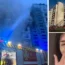 Missiles hit a residential building in Uman, killing several people - with footage of the aftermath posted on social media