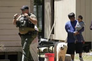 Police struggling to trace gunman alleged to have shot dead five people