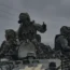 Ukrainian troops in the Donetsk region