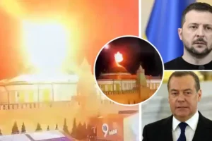 ‘Zelenskyy must be assassinated’: Putin ally’s threat as blasts heard in Kyiv after ‘attempt on Russian leader’s life’