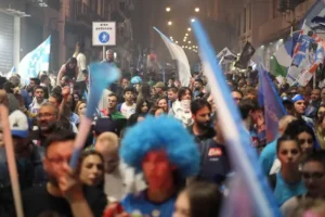 Napoli fans celebrated in orderly manner, police chief says