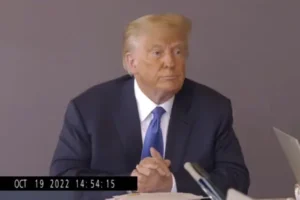 Donald Trump’s video statement in rape lawsuit made public