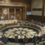 Delegates and foreign ministers of member states convene at the Arab League headquarters in Cairo