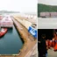 Giant barge that will house 500 migrants docks in Falmouth for refit - with ministers promising more to come