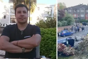 ‘He was my hero’: family of biker killed in Streatham crash pays tribute as police hunt three men who fled crashed BMW