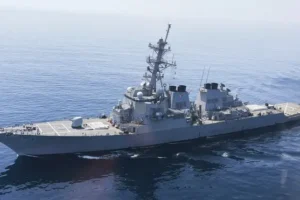Middle East-based US, British and French naval chiefs transit Strait of Hormuz