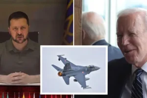 Volodymyr Zelenskyy welcomes Joe Biden backing plan to help Ukraine with fighter jets