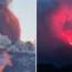 Mount Etna erupted last night.